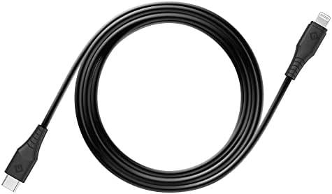 Omars Type-C iPhone Lightning Hızlı Şarj Kablosu Siyah 1.2 Metre