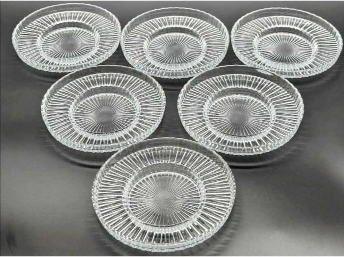 Paşabahçe Elysia Çay Bardağı ile Uyumlu Çay Tabak Takımı - 6 Parça Çay Tabağı Seti
