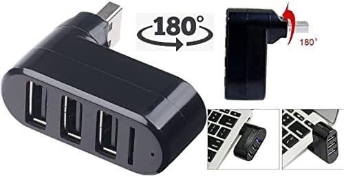 Port 180 Dirsek Usb Hub Çoğaltıcı Çoklayıcı Usb 2.0 Çoklama