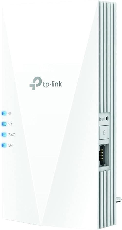 RE500X, AX1500 Mbps, Geniş Bant/Wi-Fi Genişletici, 1 Gigabit Bağlantı Noktası ile Güçlendirici/Hotspot, Dahili Erişim Noktası Modu, Wi-Fi 6 Menzil Genişletici