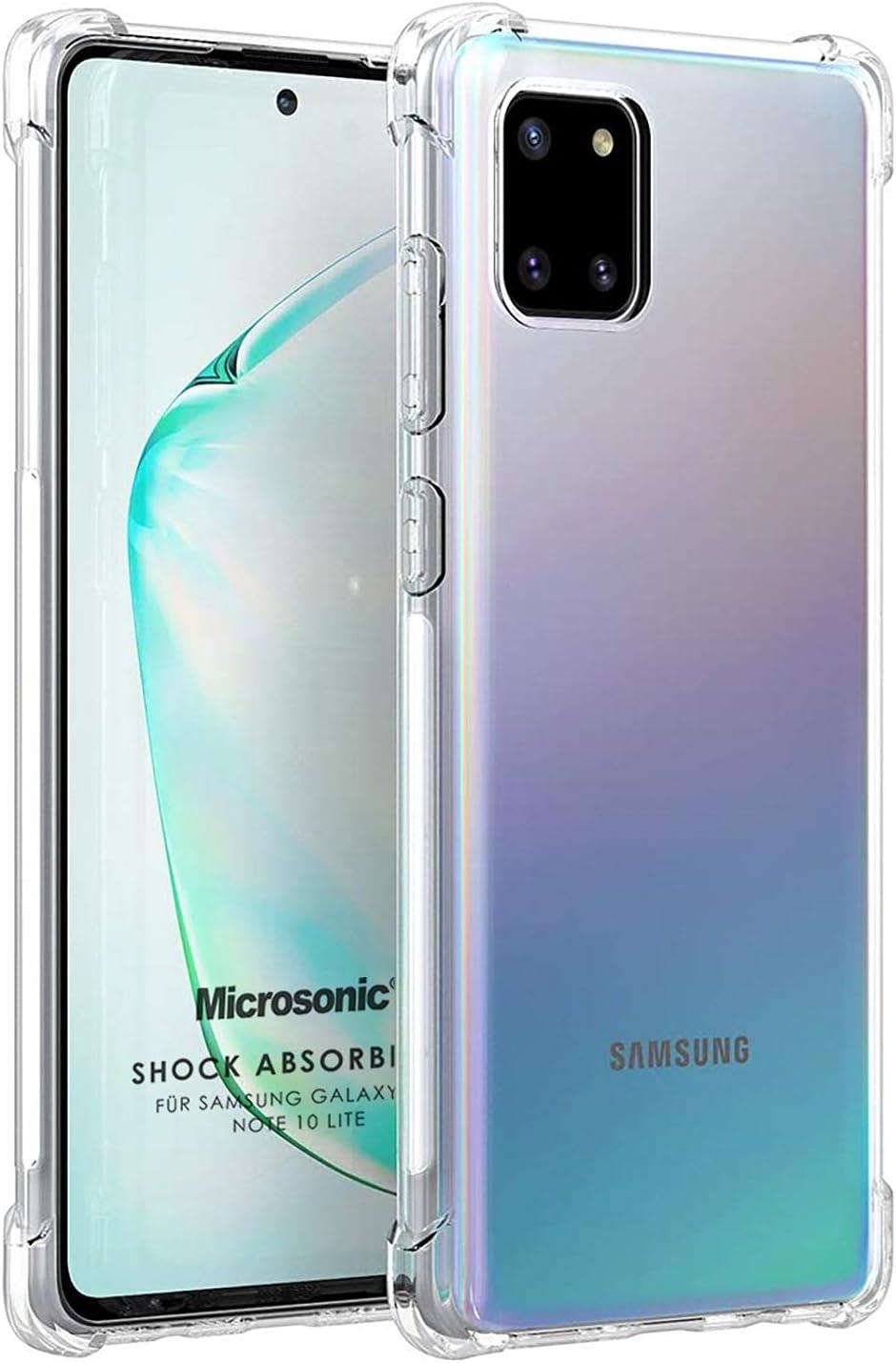 Samsung Galaxy Note 10 Lite için Kılıf Shock Absorbing Şeffaf [Galaxy Note 10 Lite ile Uyumlu Kılıf - Şeffaf]