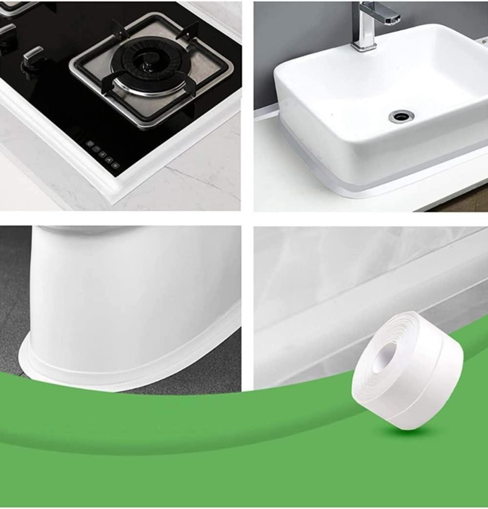 Sızdırmazlık Bandı Lavabo Bantı Banyo Mutfak Lavabo Küvet Duş Teknesi Su Geçirmez Kenar Bant (320 Cm)