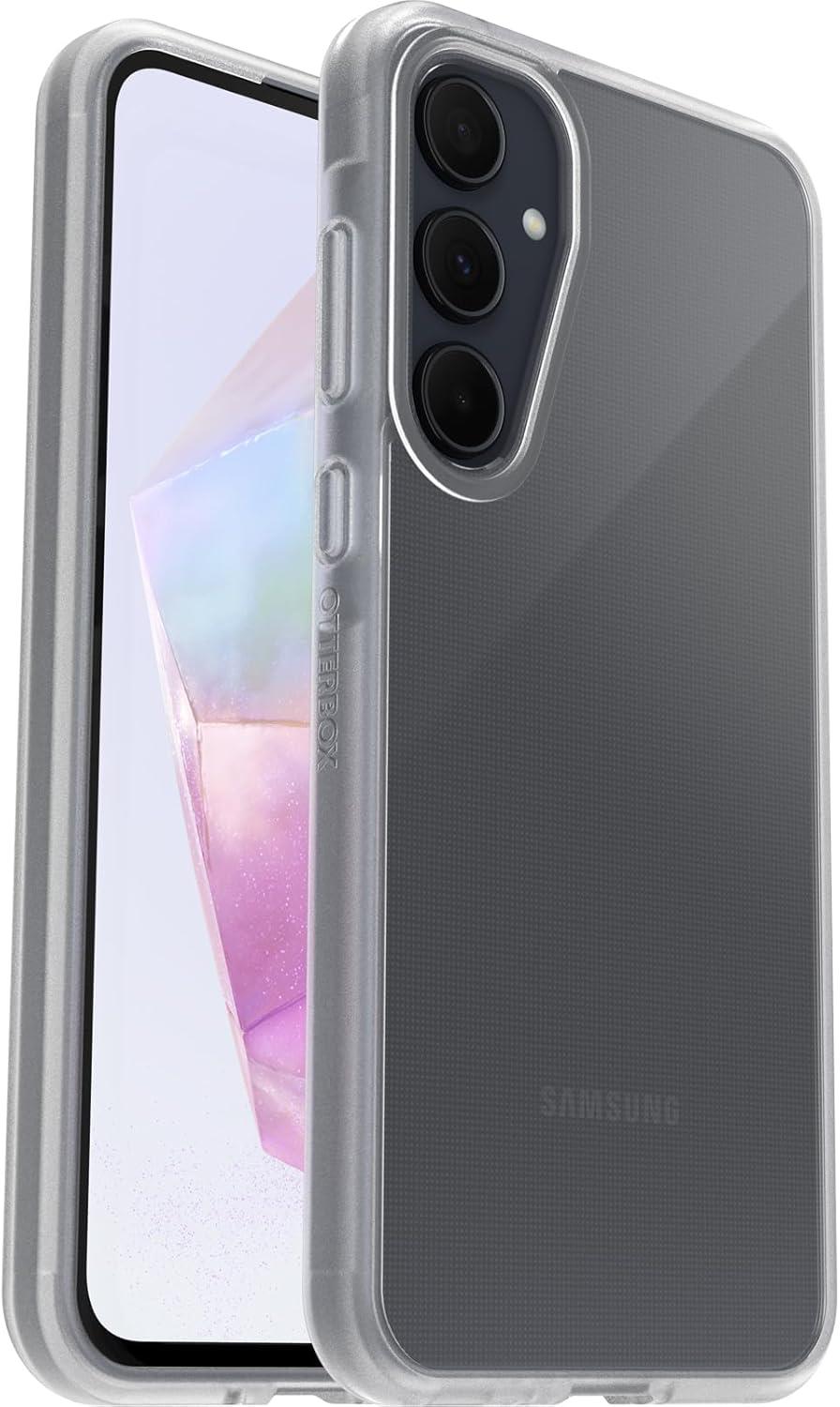 Sleek Samsung Galaxy A35 5G için kılıf, darbeye dayanıklı, düşmeye dayanıklı, ultra ince, koruyucu kılıf, askeri standartlara göre test edilmiştir, şeffaf - Perakende ambalaj değildir