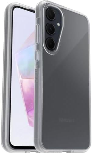 Sleek Samsung Galaxy A35 5G için kılıf, darbeye dayanıklı, düşmeye dayanıklı, ultra ince, koruyucu kılıf, askeri standartlara göre test edilmiştir, şeffaf - Perakende ambalaj değildir
