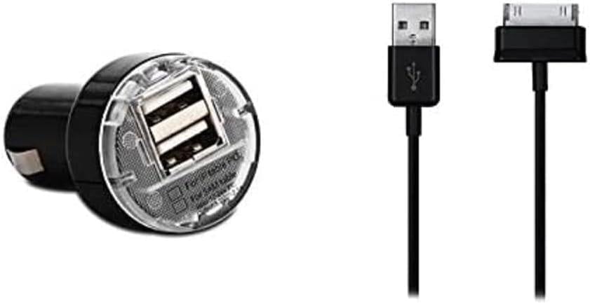 SMG-482 2A Samsung Tabletler İki Usb Araç Şarj Cihazı + Kablosu