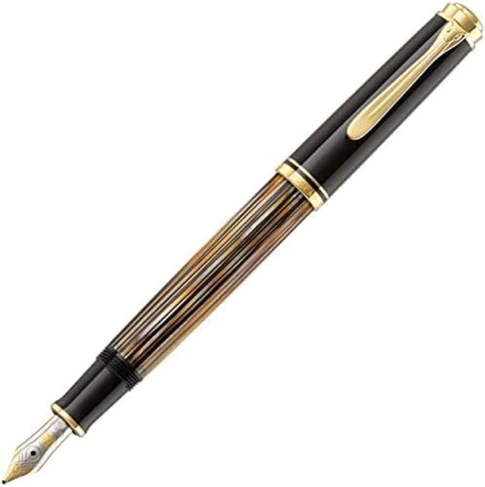 Special Edition Souveran Serisi M400 Tortoiseshell Brown Dolma Kalem, EF (Extra Fine)