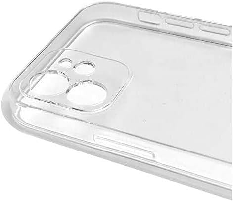 Trend iPhone 12 Şeffaf Kılıf, Kamera Korumalı 12 (6.1'') Şeffaf Silikon Kılıf, Kamera Koruyuculu iPhone 12 Kılıfı