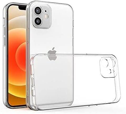 Trend iPhone 12 Şeffaf Kılıf, Kamera Korumalı 12 (6.1'') Şeffaf Silikon Kılıf, Kamera Koruyuculu iPhone 12 Kılıfı