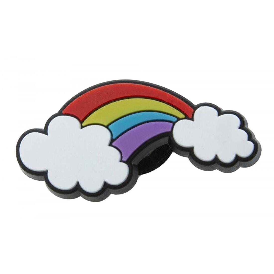 Crocs Rainbow with Clouds Rozet
