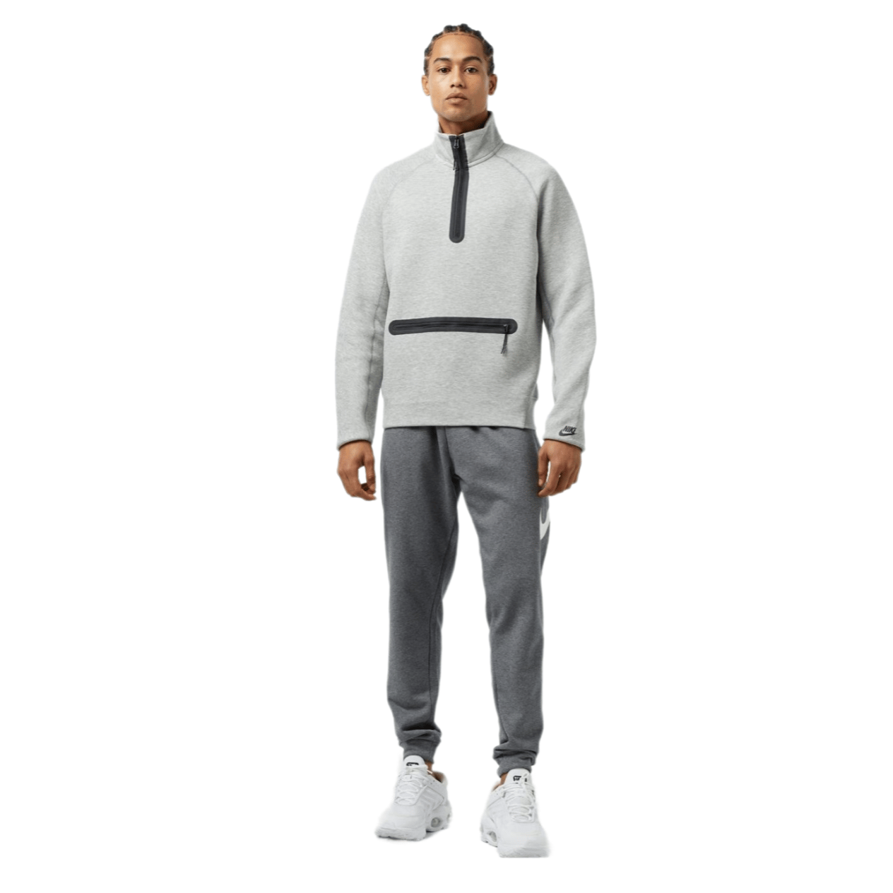 Nike Tech Fleece Half-Zip Top Erkek Sweatshirt - FB7998