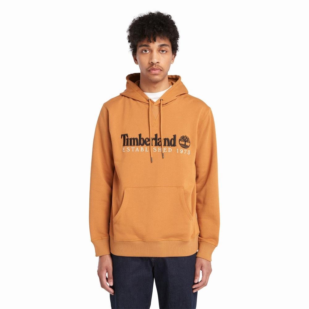 Timberland Established 1973  Embroidery Logo Brush B Erkek Sweatshirt - TB0A5NR2P471