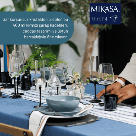  Palermo 4lü 400ml Beyaz Şarap Kadeh