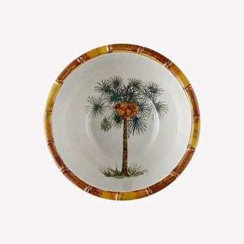 Beyaz Melamin Kase 15 Cm Bambu