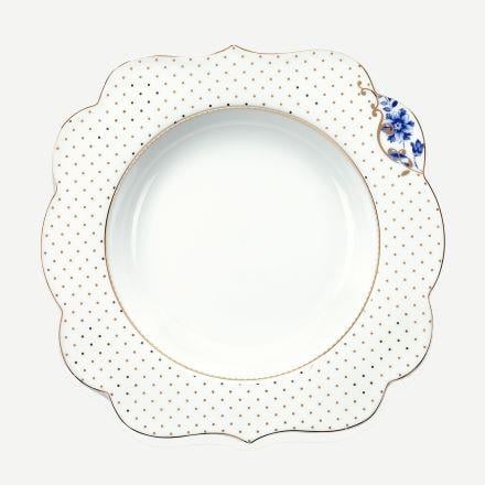 Beyaz Porselen Çukur Tabak 23,5 Cm Royal White