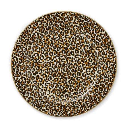 CREATURES OF CURIOSITY 20,5 CM PASTA TABAĞI 4 LÜ LEOPAR