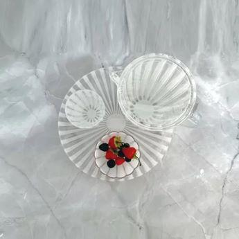 Dolce Vita Yuvarlak Tepsi 31 cm Sedef