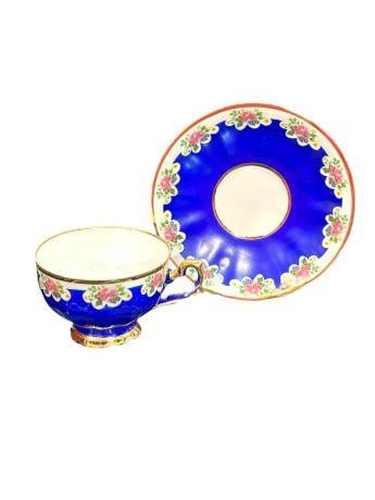 DÖNEMSEL ÇAY FİNCANI LACİVERT