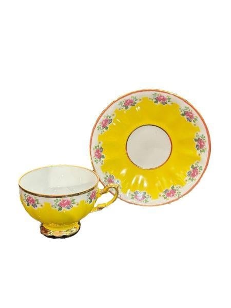 DÖNEMSEL ÇAY FİNCANI SARI