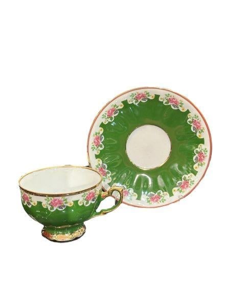 DÖNEMSEL ÇAY FİNCANI YEŞİL 