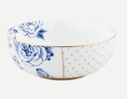 Mavi Beyaz Porselen Kase 12,5 Cm Royal White