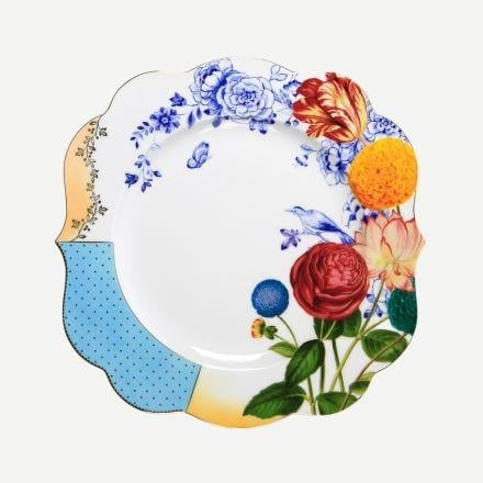 Mavi Porselen Yemek Tabağı 28 Cm Royal