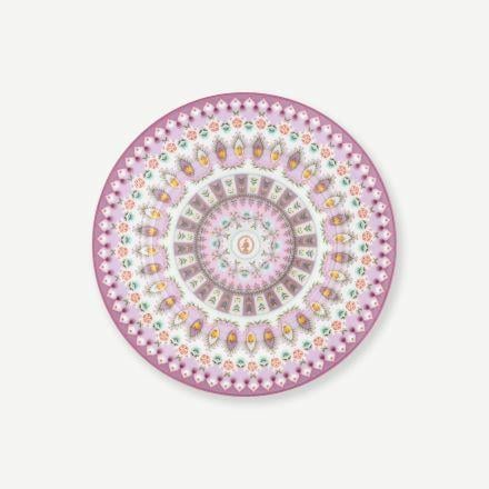 Mor Porselen Pasta Tabağı 17 Cm Lily & Lotus