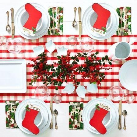 Stocking Table Accent - Pack of 12