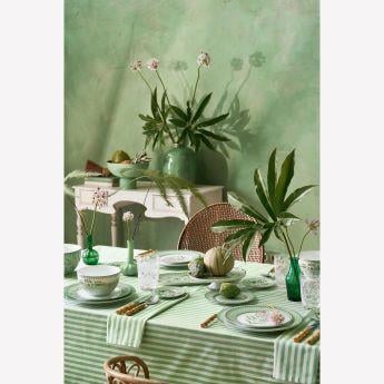 Yeşil Porselen Kahvaltı Tabağı 21 Cm Lily & Lotus 