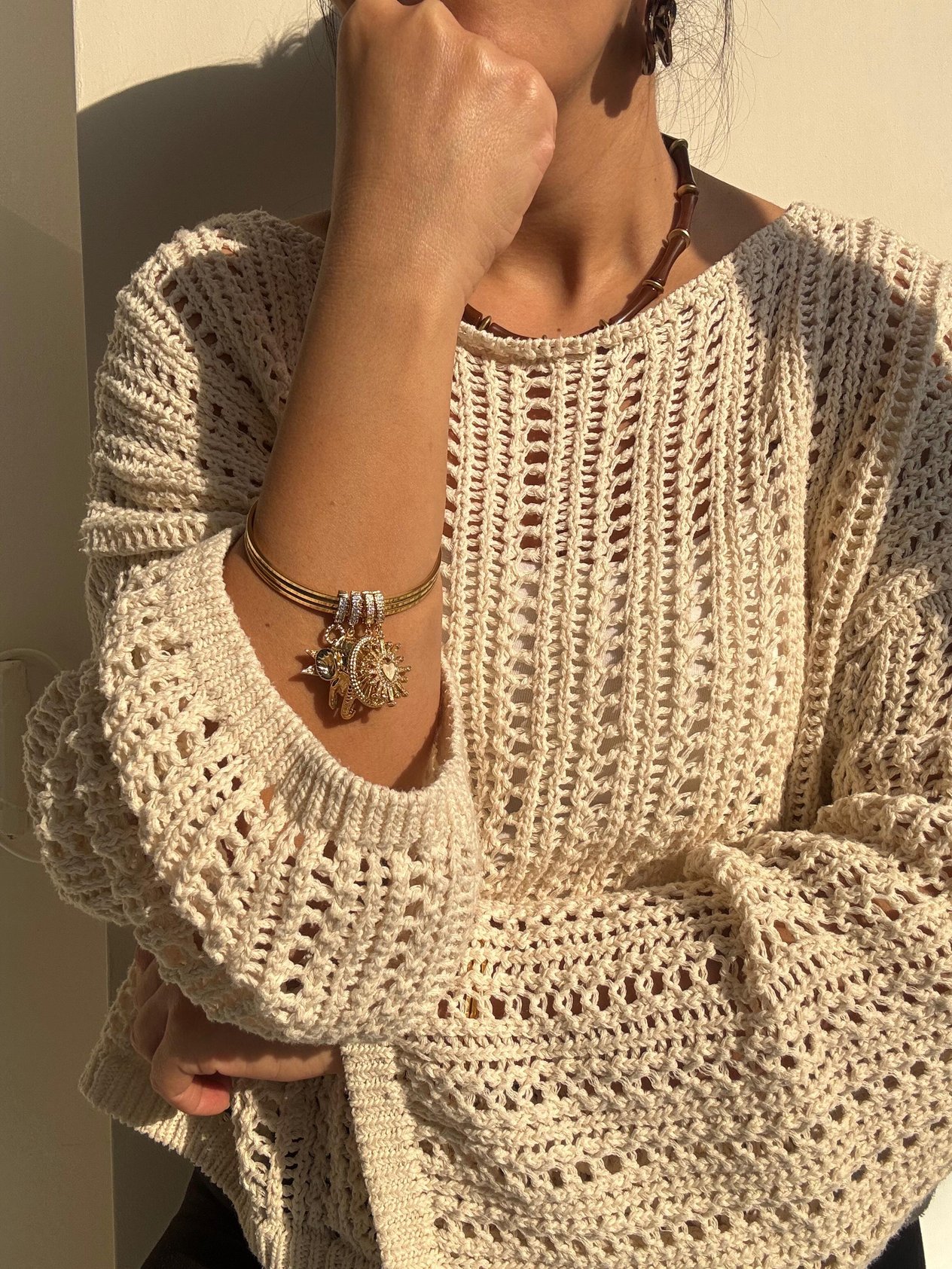 Ajda Charm Taşlı Yıldız