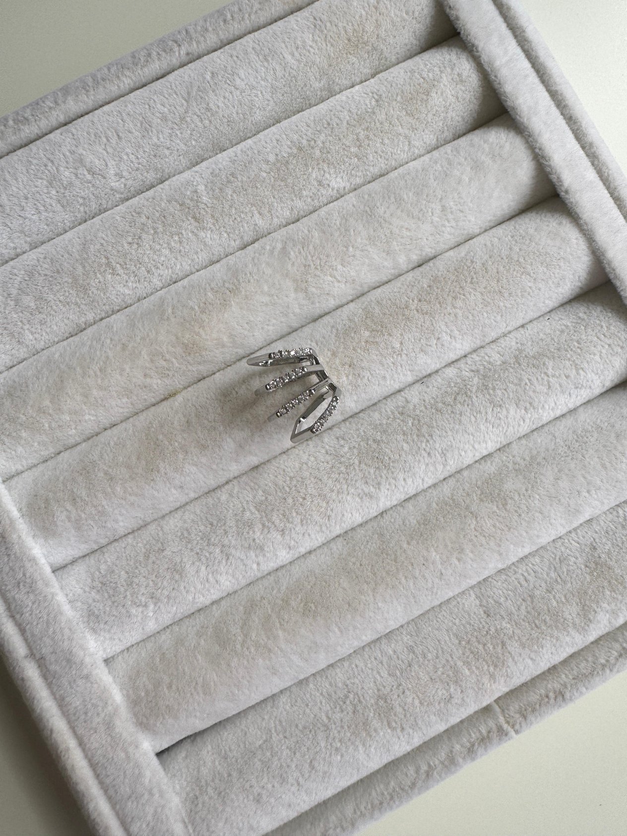 Silver Boru Kıkırdak Küpe1111