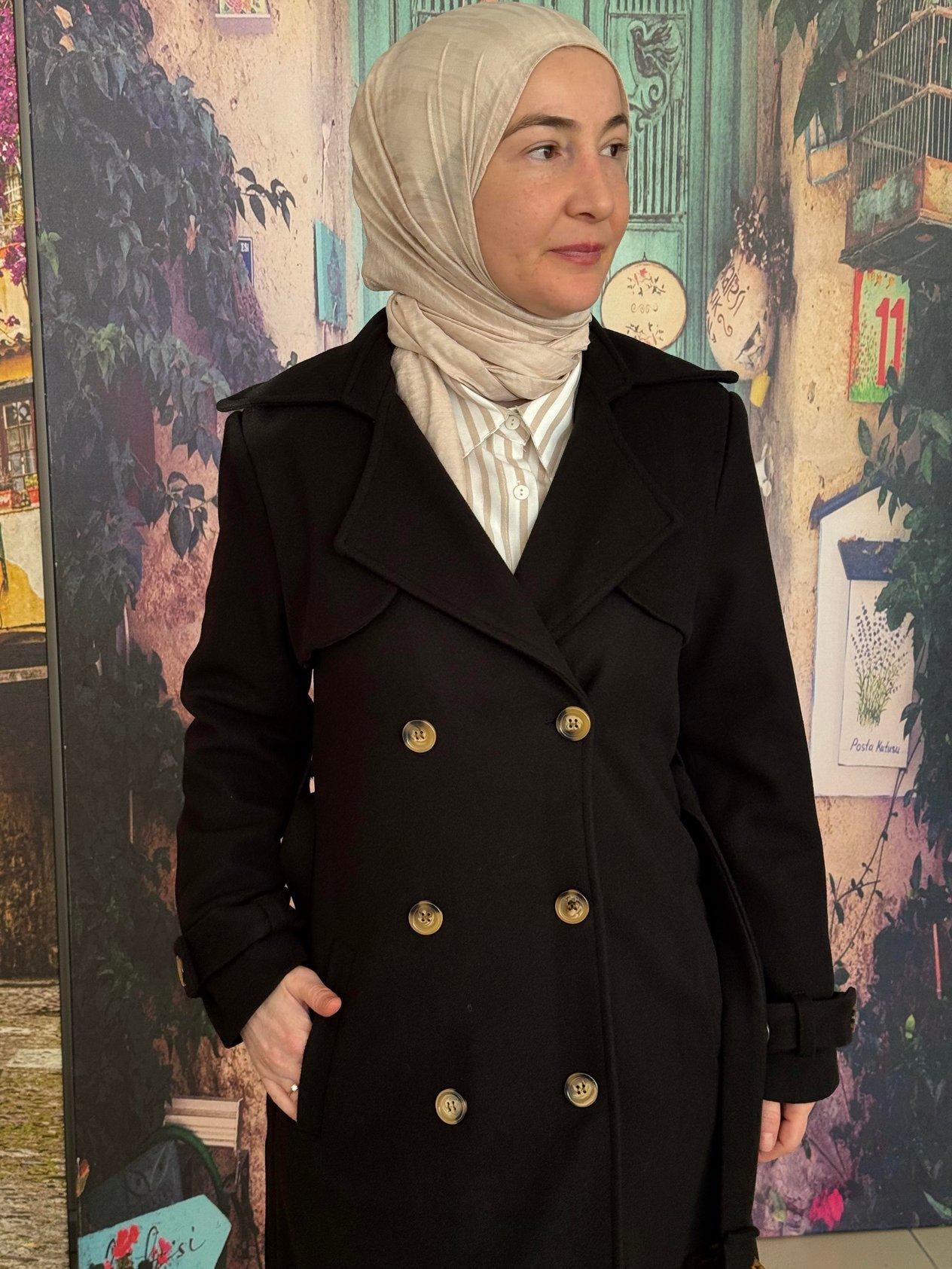 ZARA KAŞE KABAN SİYAH