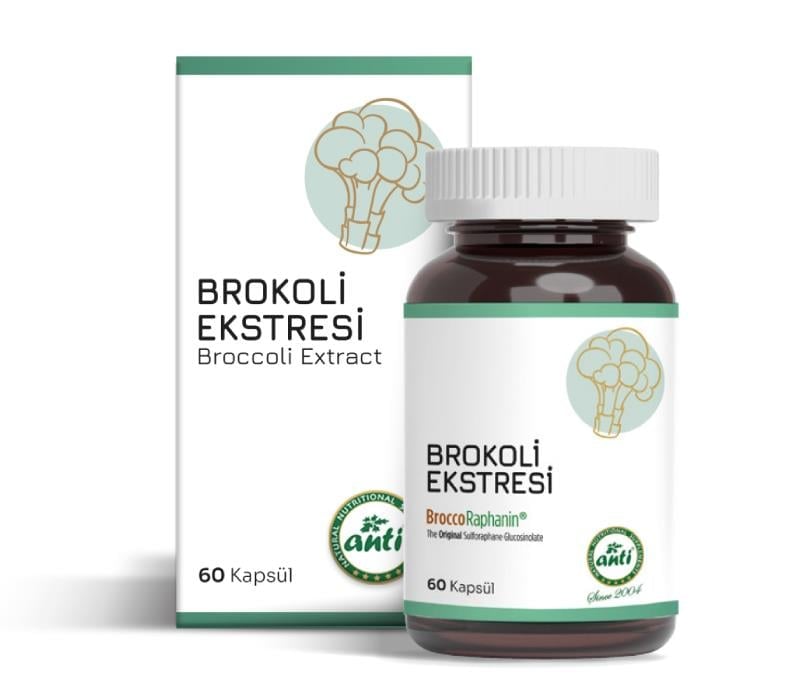 Anti Brokoli Ekstresi ( Broccoraphanin®) 60 Kapsül