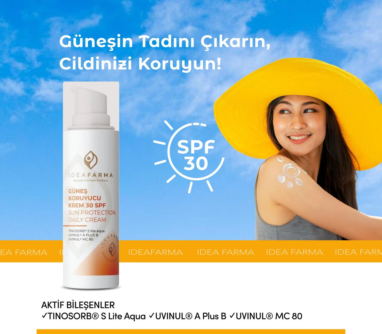 Güneş Koruyucu Krem 30 Spf