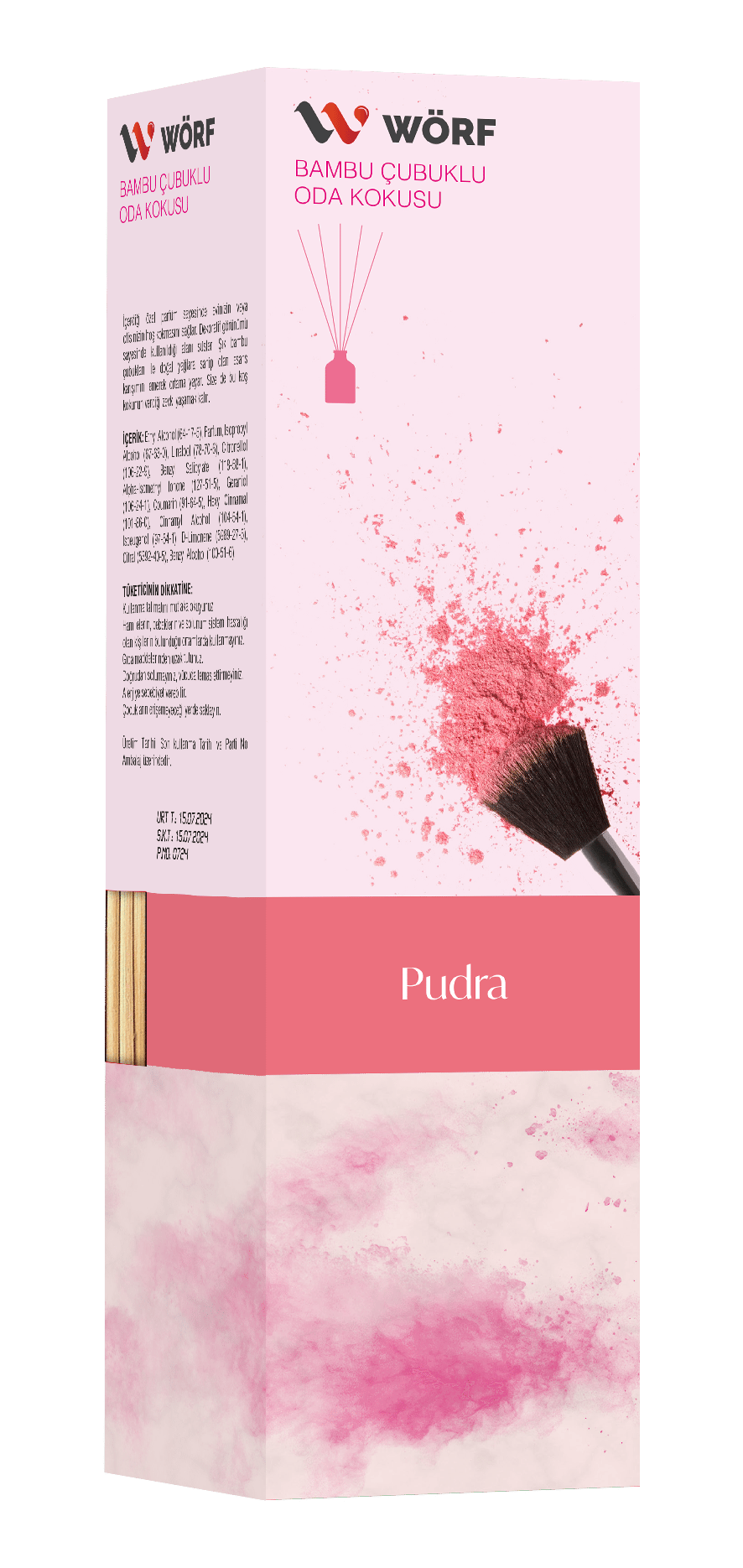 Wörf Bambu Çubuklu koku 100ml Pudra