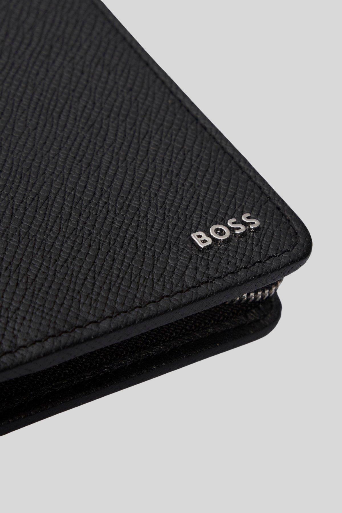 Boss Erkek Deri Cüzdan Siyah
