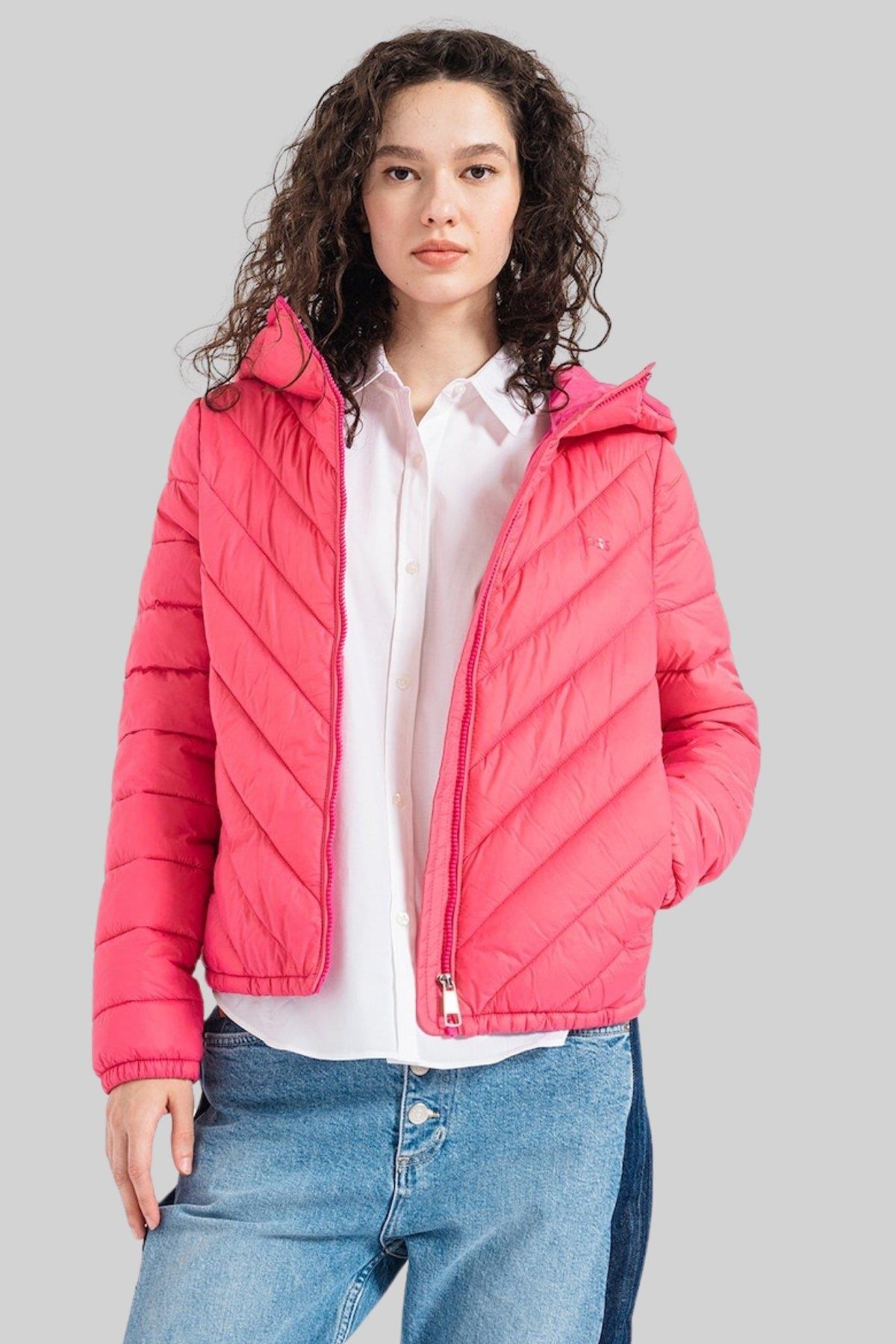 Boss Kadın Mont Pembe