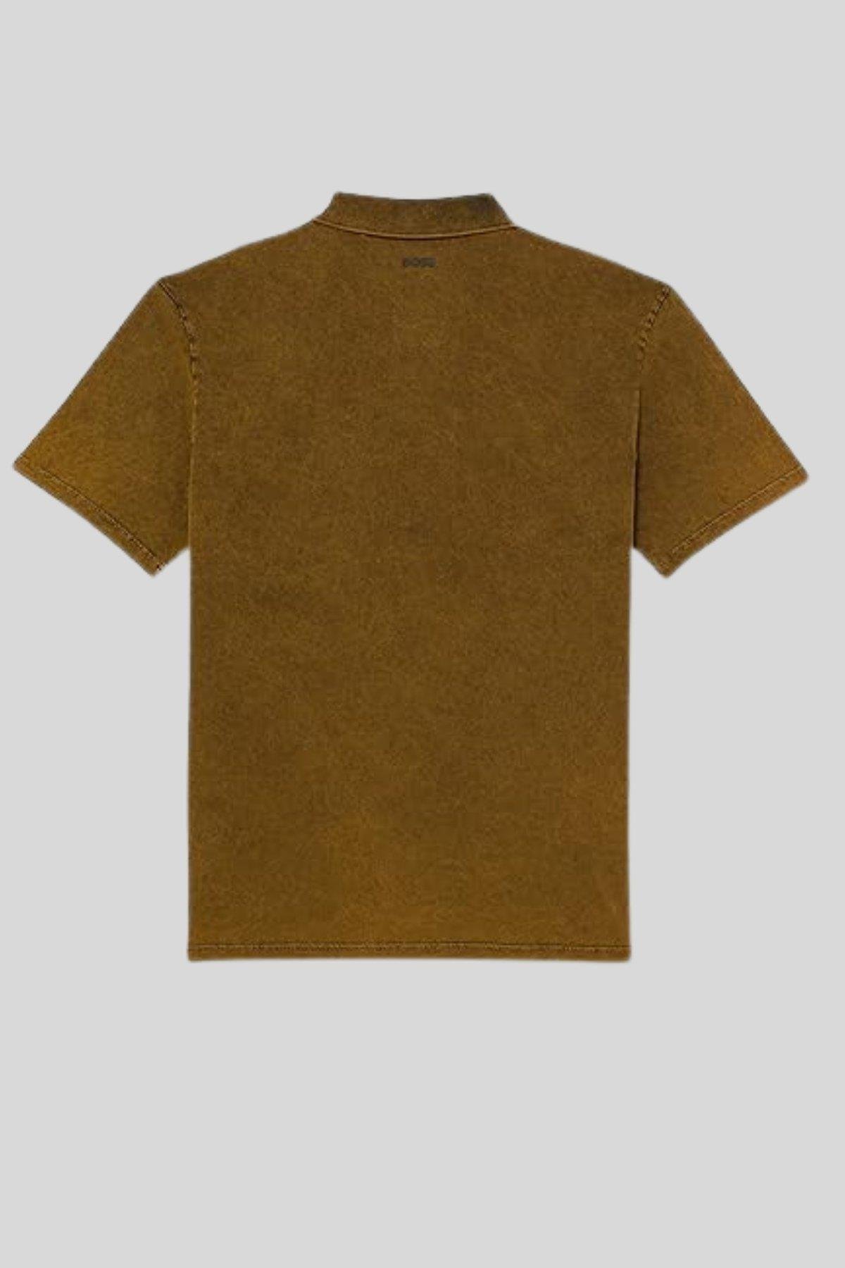Boss Polo Yaka Erkek T-Shirt Bej