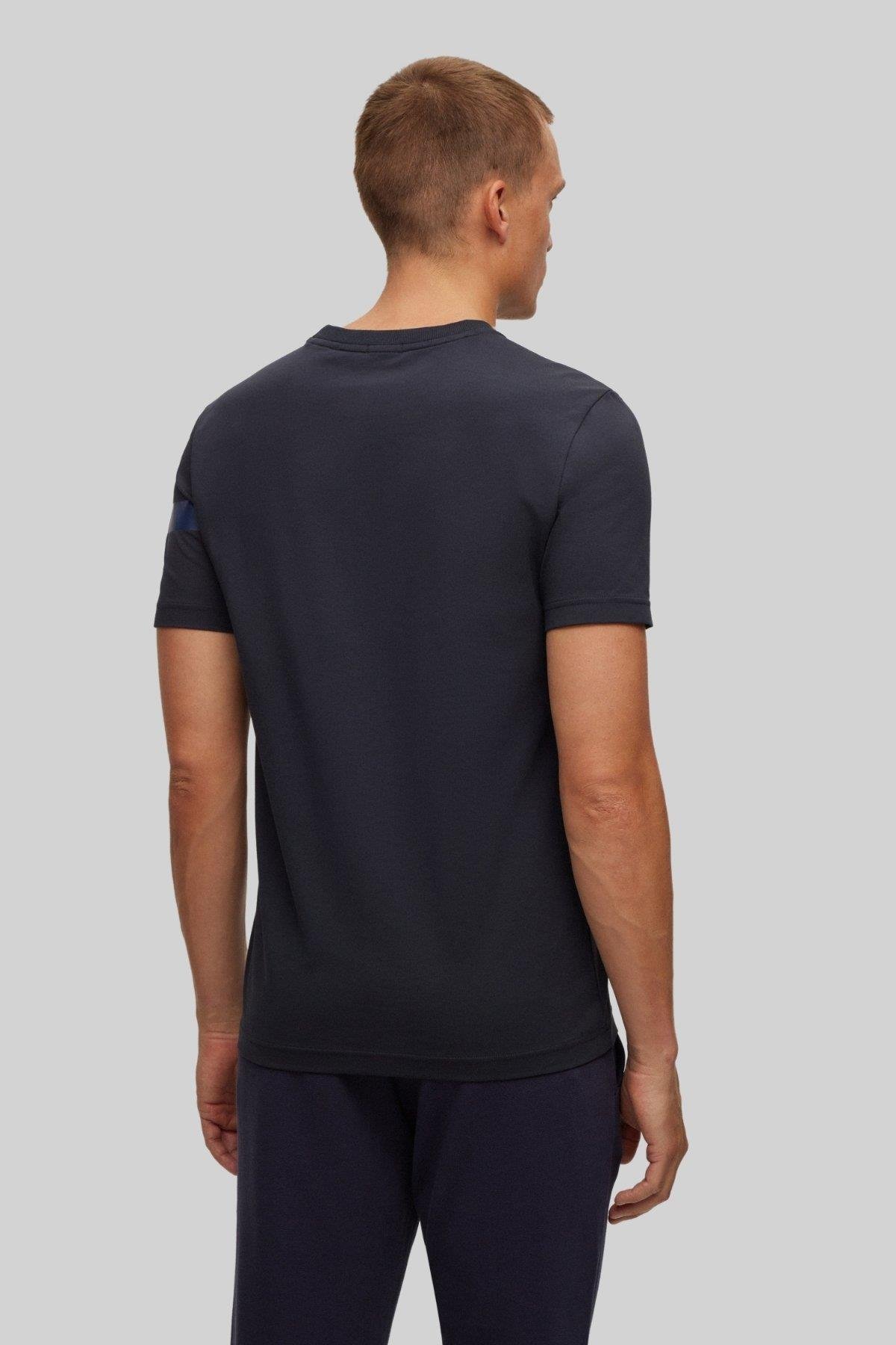 Boss Regular Fit Bisiklet Yaka Erkek T-Shirt Lacivert