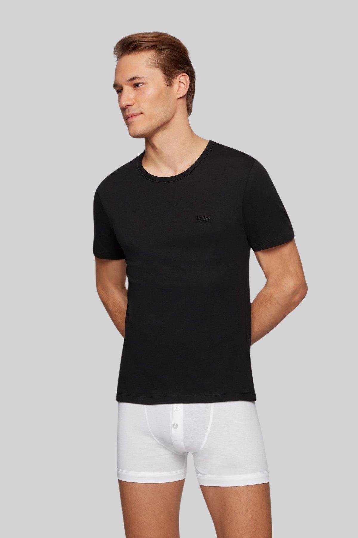 Boss Regular Fit Bisiklet Yaka Erkek T-Shirt Çok Renkli