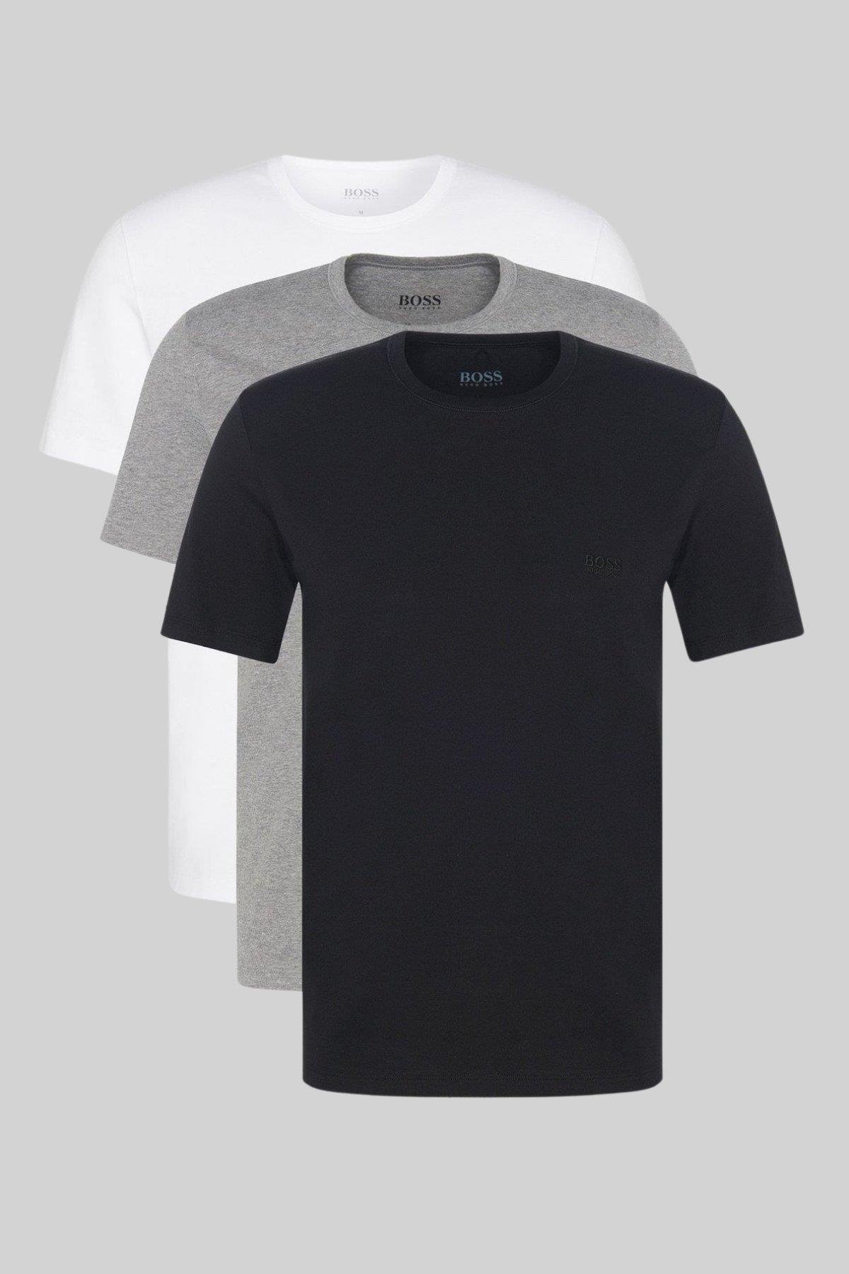 Boss Regular Fit Bisiklet Yaka Erkek T-Shirt Çok Renkli