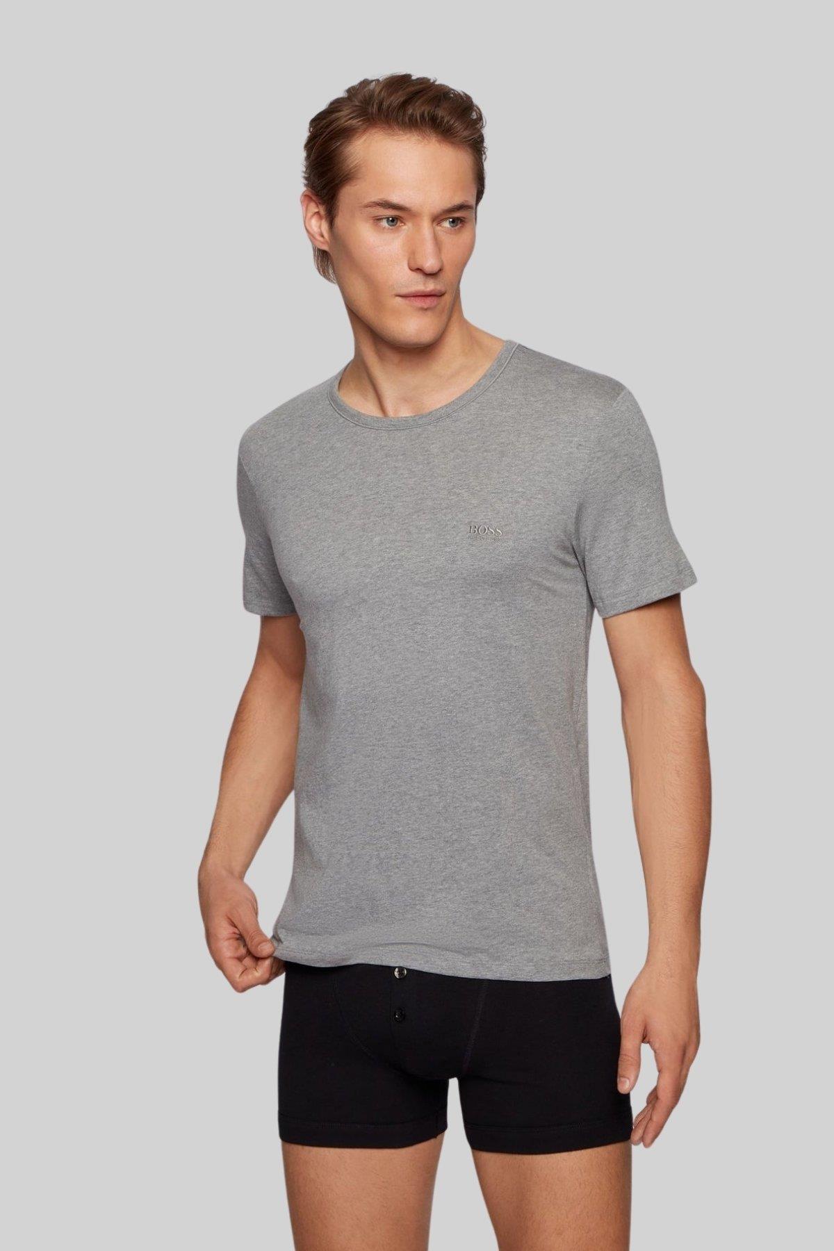 Boss Regular Fit Bisiklet Yaka Erkek T-Shirt Çok Renkli