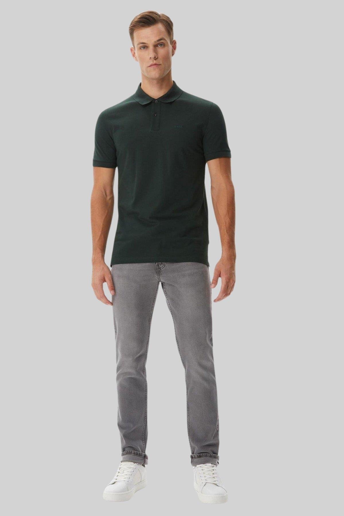 Boss Regular Fit Pallas Polo Yaka T-Shirt Yeşil