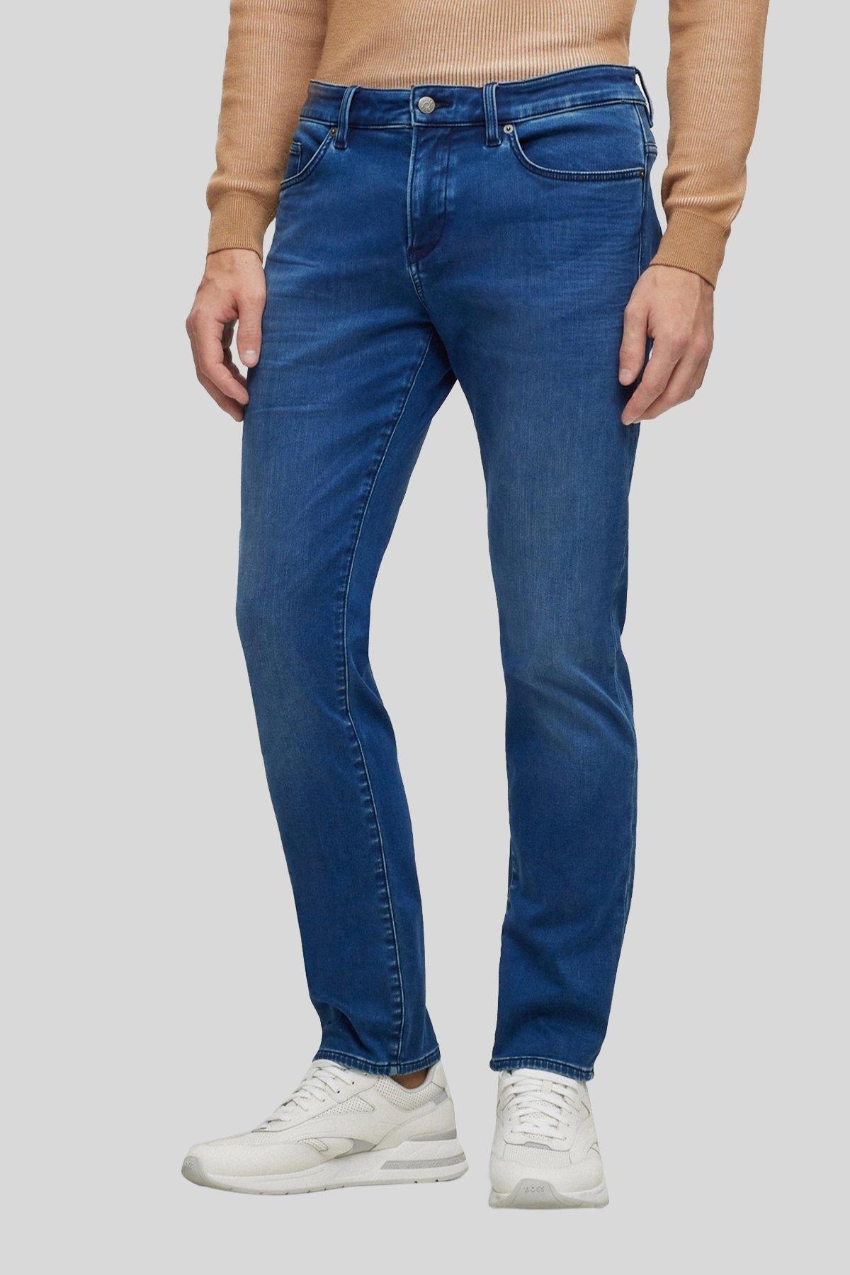 Boss Slim Fit Jean Erkek Pantolon Lacivert