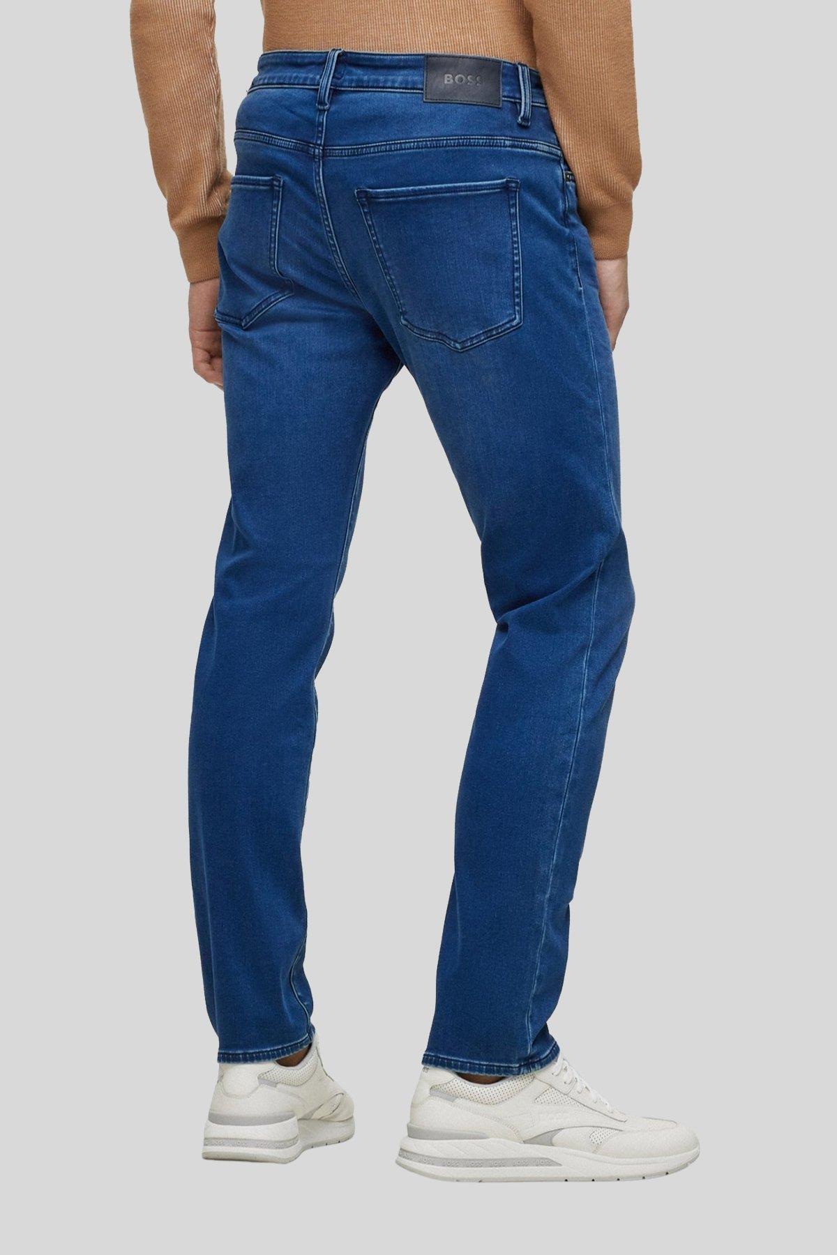 Boss Slim Fit Jean Erkek Pantolon Lacivert