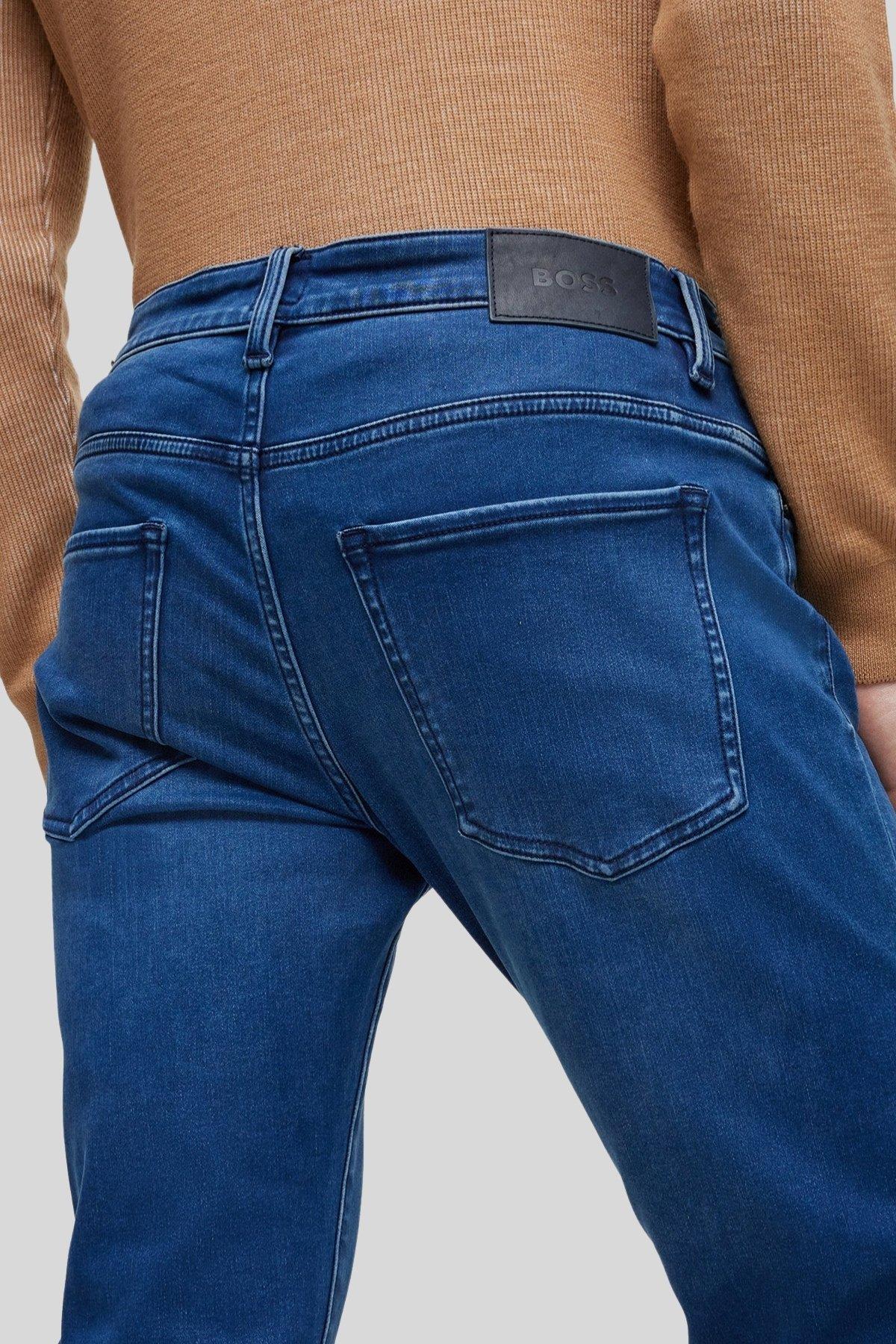 Boss Slim Fit Jean Erkek Pantolon Lacivert