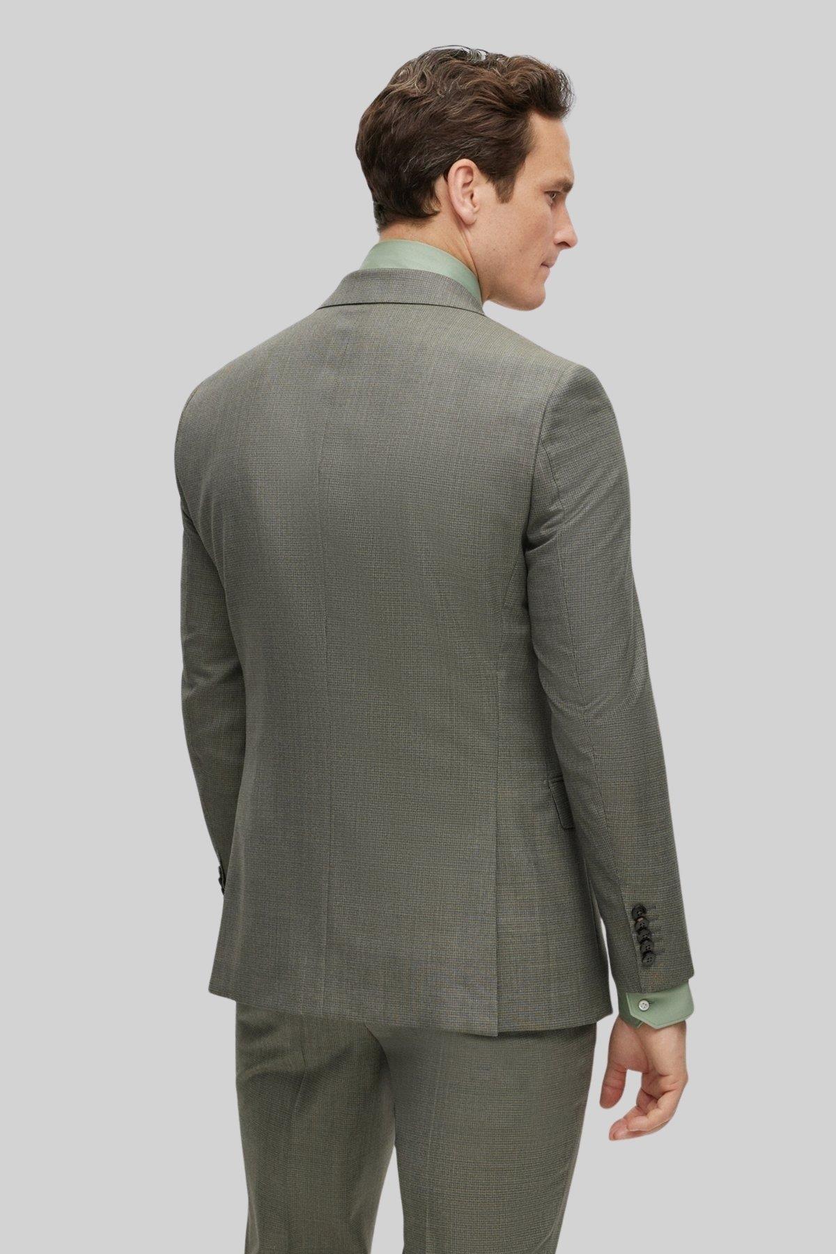 Boss Slim Fit Takım Yeşil