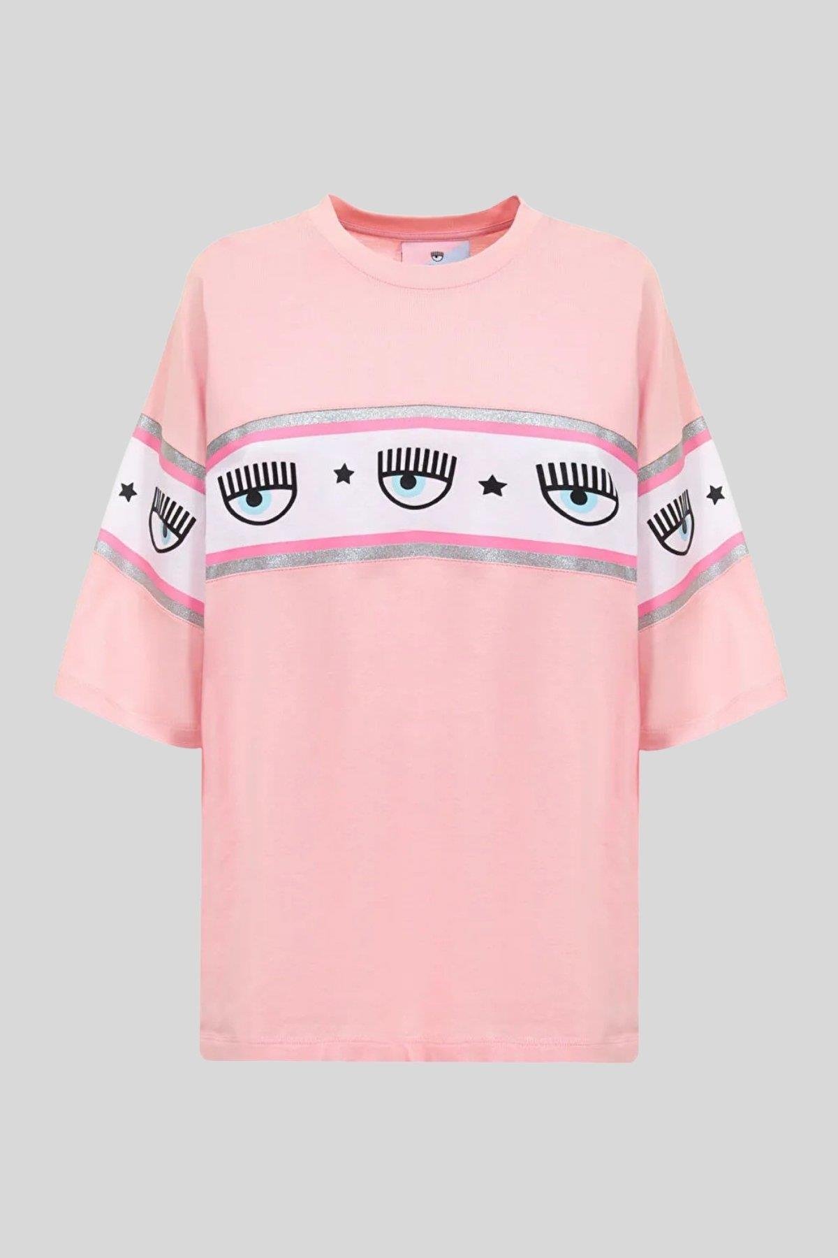 Chıara Ferragnı Kadın Tişört Pembe