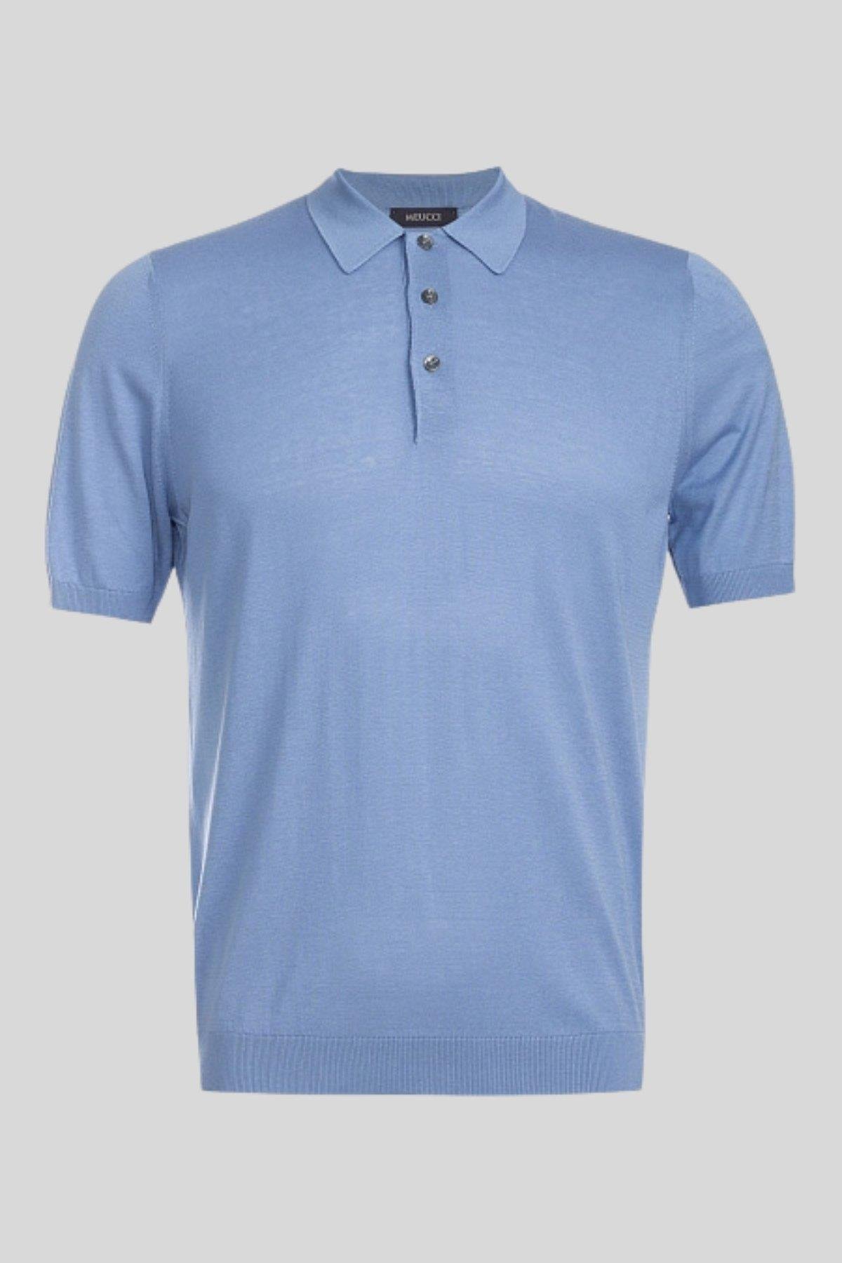 Gran Sasso Erkek Polo Yaka T-Shirt Mavi