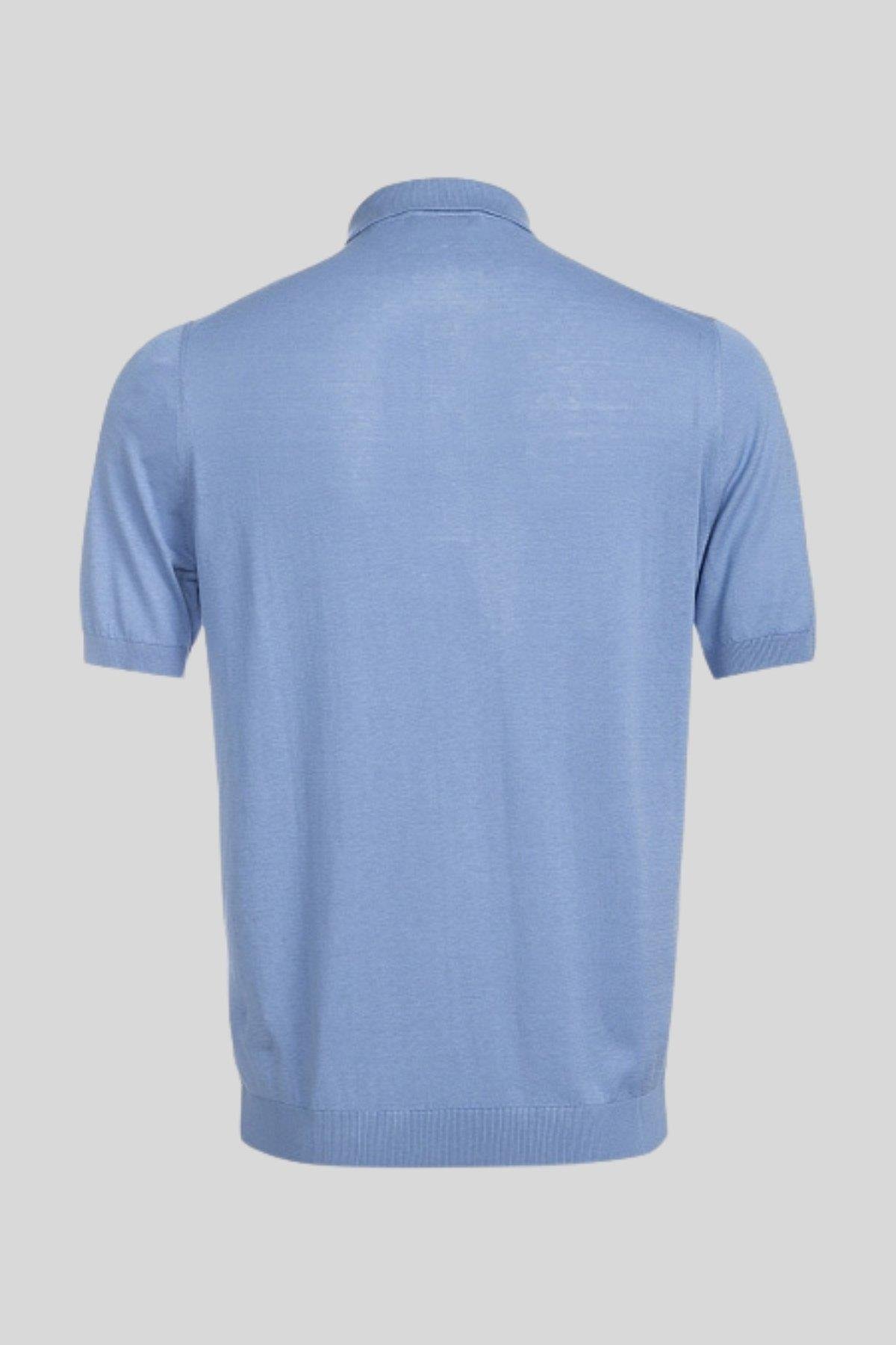 Gran Sasso Erkek Polo Yaka T-Shirt Mavi