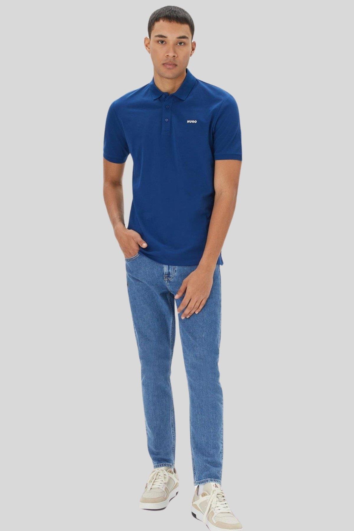 Hugo Boss Erkek Polo T-Shirt Mavi 417